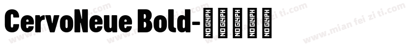 CervoNeue Bold字体转换